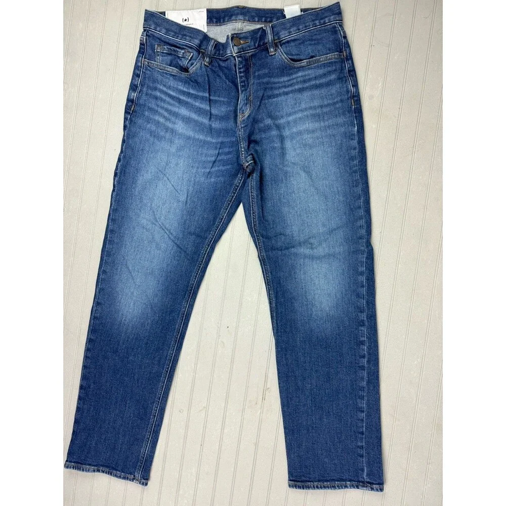 Banana Republic Size 34x30 Mens Jeans Straight Fit (Actual Inseam 28.5)